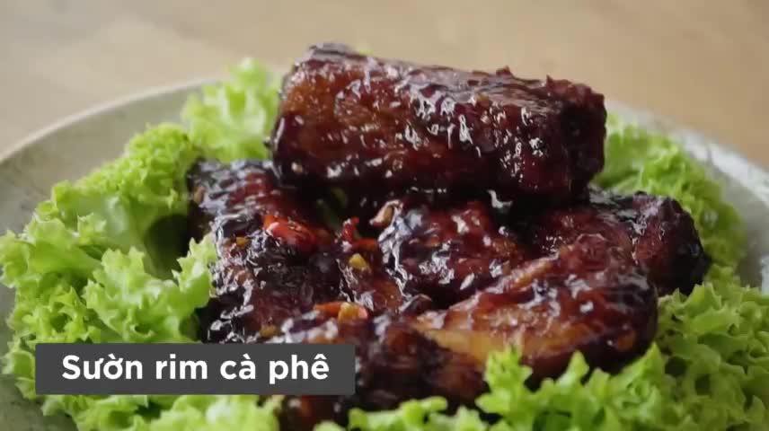 sườn non rim cà phê