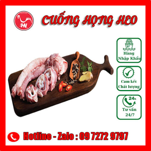 cuống họng heo